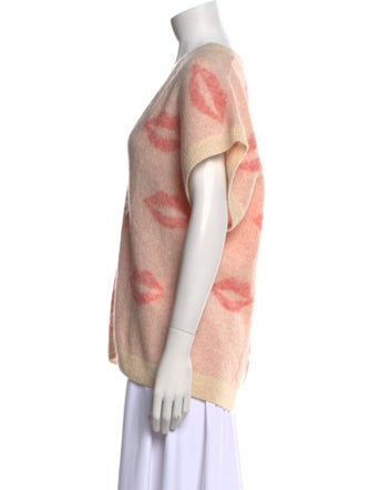 Stella Nova Printed V-Neck Sweater