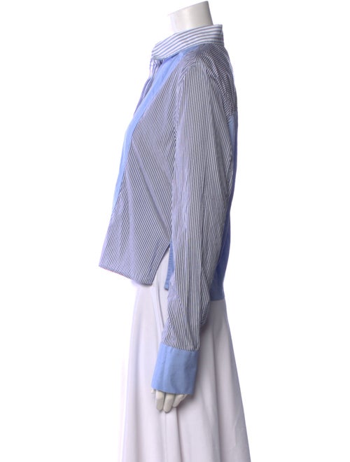Stella Nova Striped Long Sleeve Button-Up Top