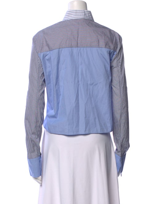 Stella Nova Striped Long Sleeve Button-Up Top