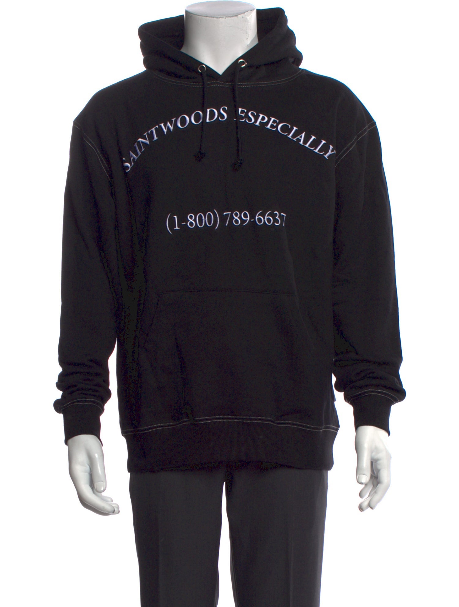 Saintwoods Graphic Print Crew Neck Hoodie w/ Tags