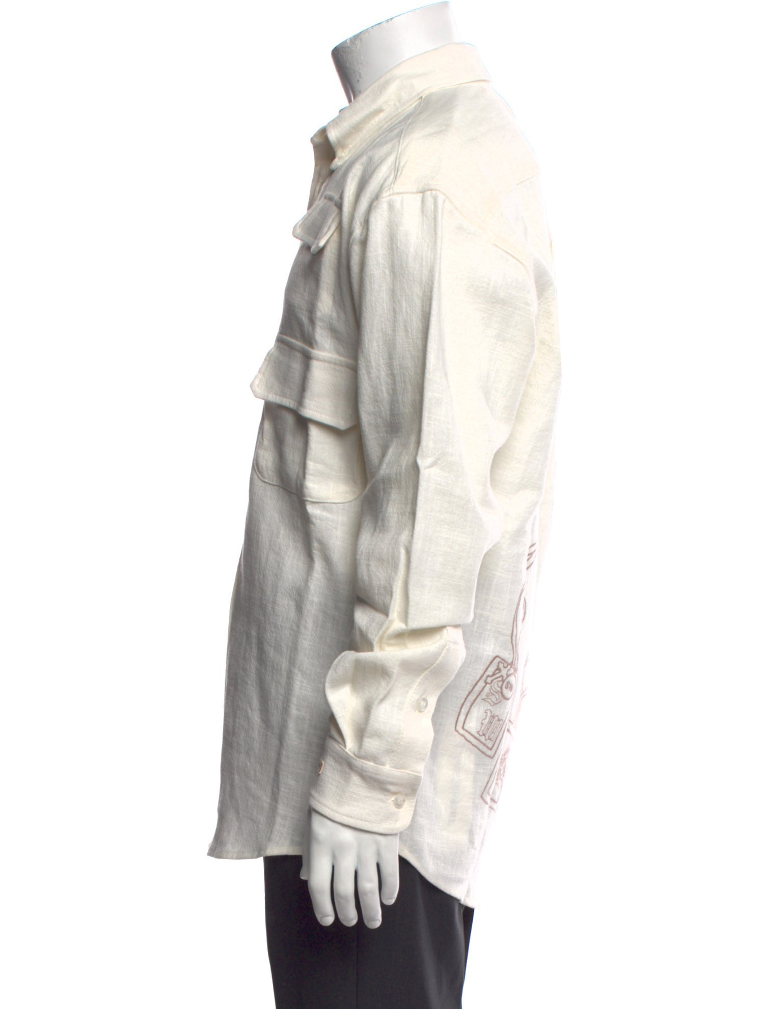 Saintwoods Linen Long Sleeve Shirt w/ Tags