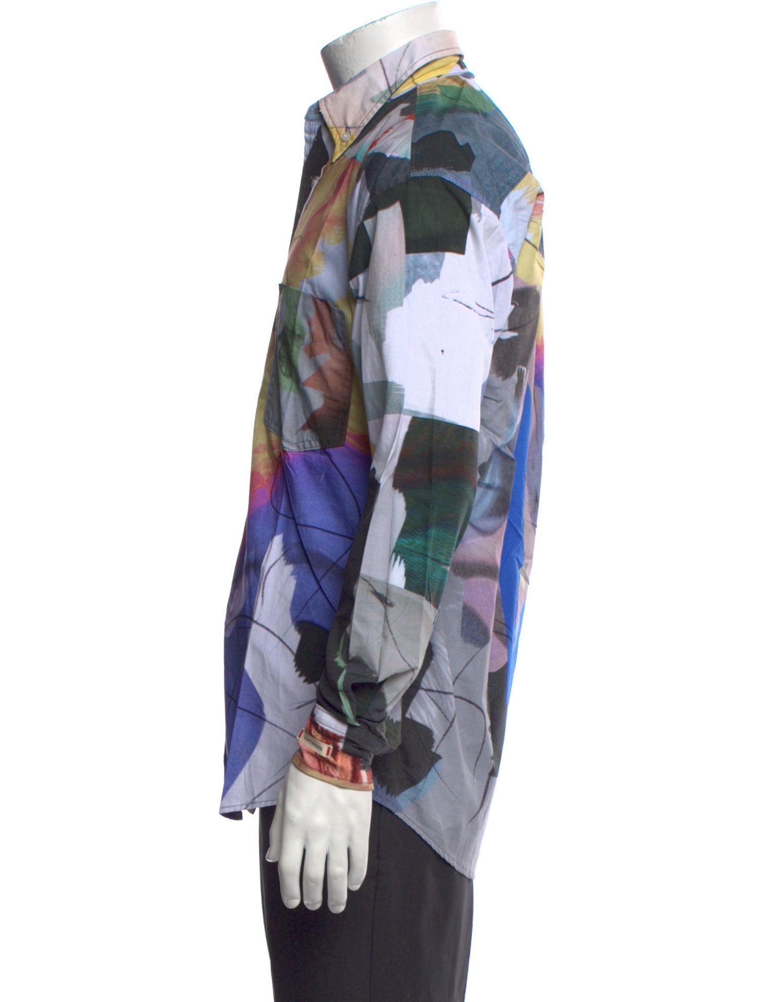 Saintwoods Printed Long Sleeve Dress Shirt w/ Tags