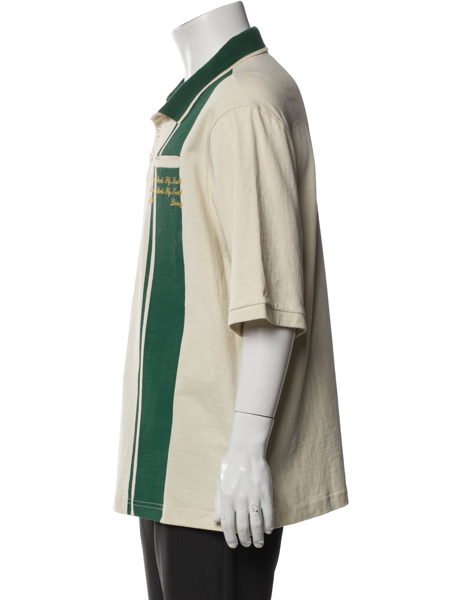 Saintwoods Collar Short Sleeve Polo Shirt