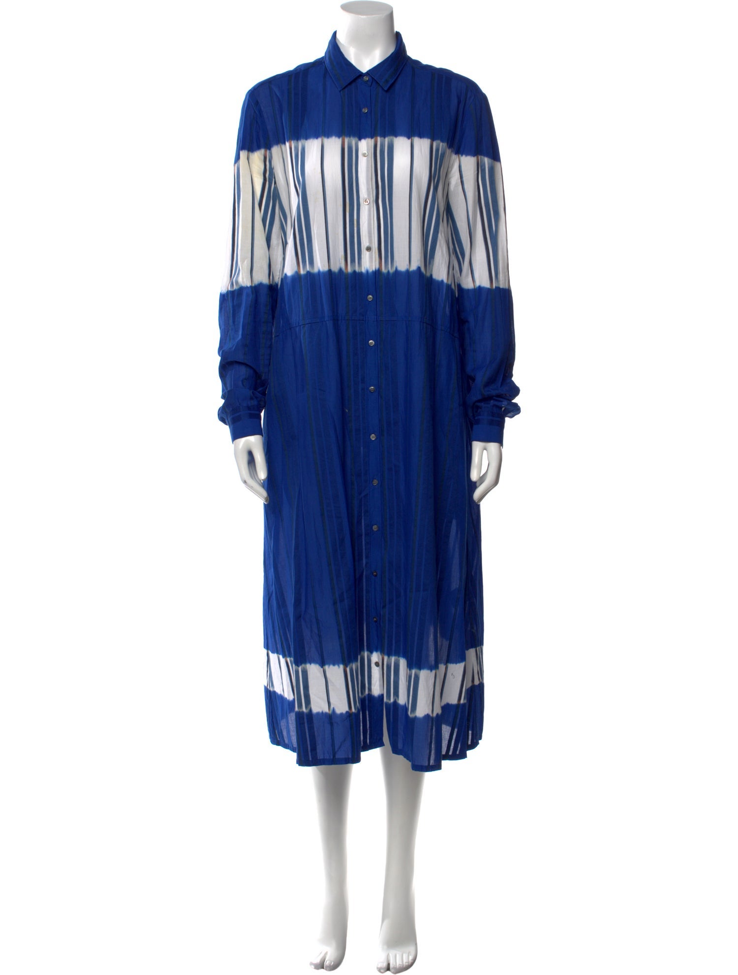 Suzusan Striped Midi Length Dress
