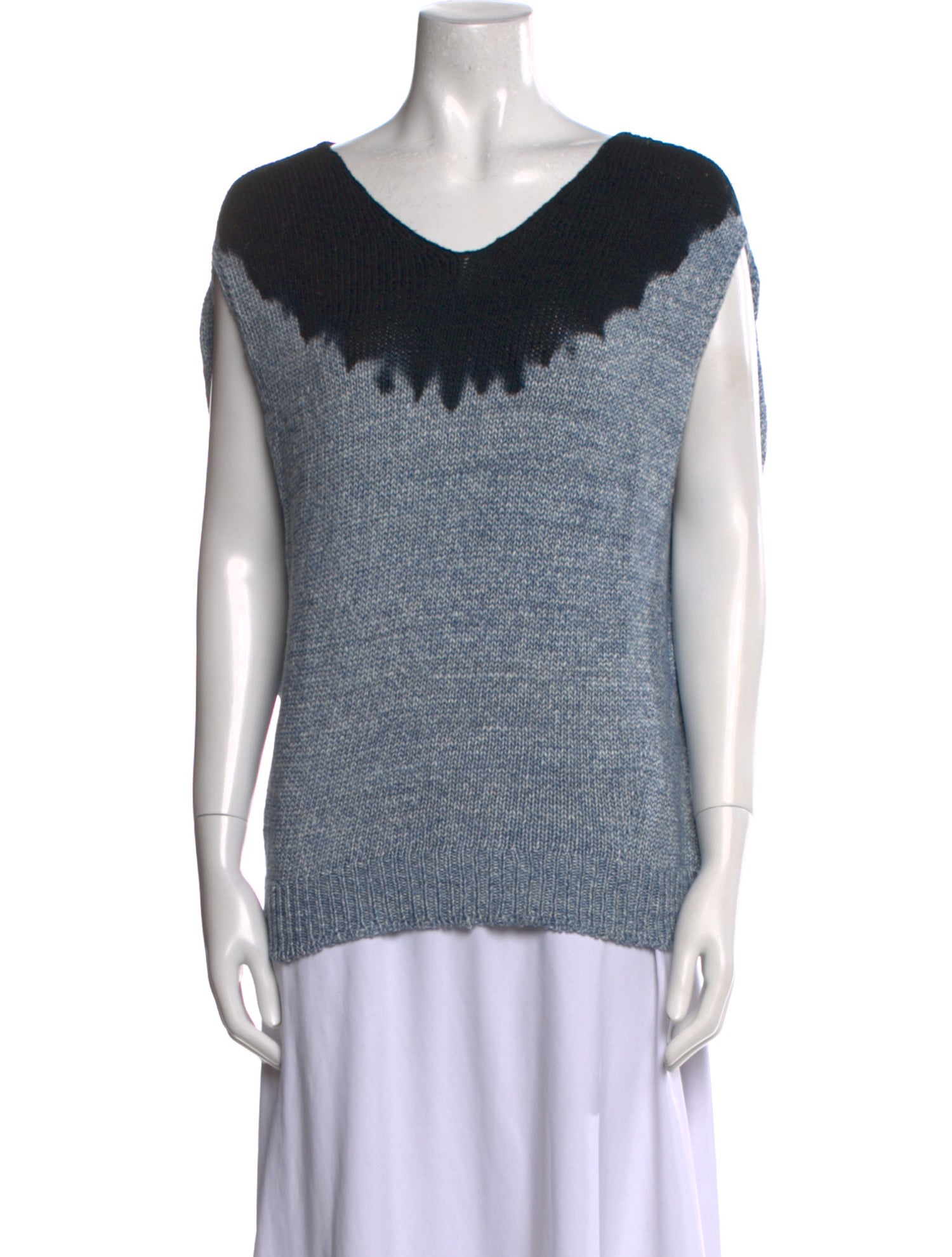 Suzusan Printed Scoop Neck Sweater w/ Tags