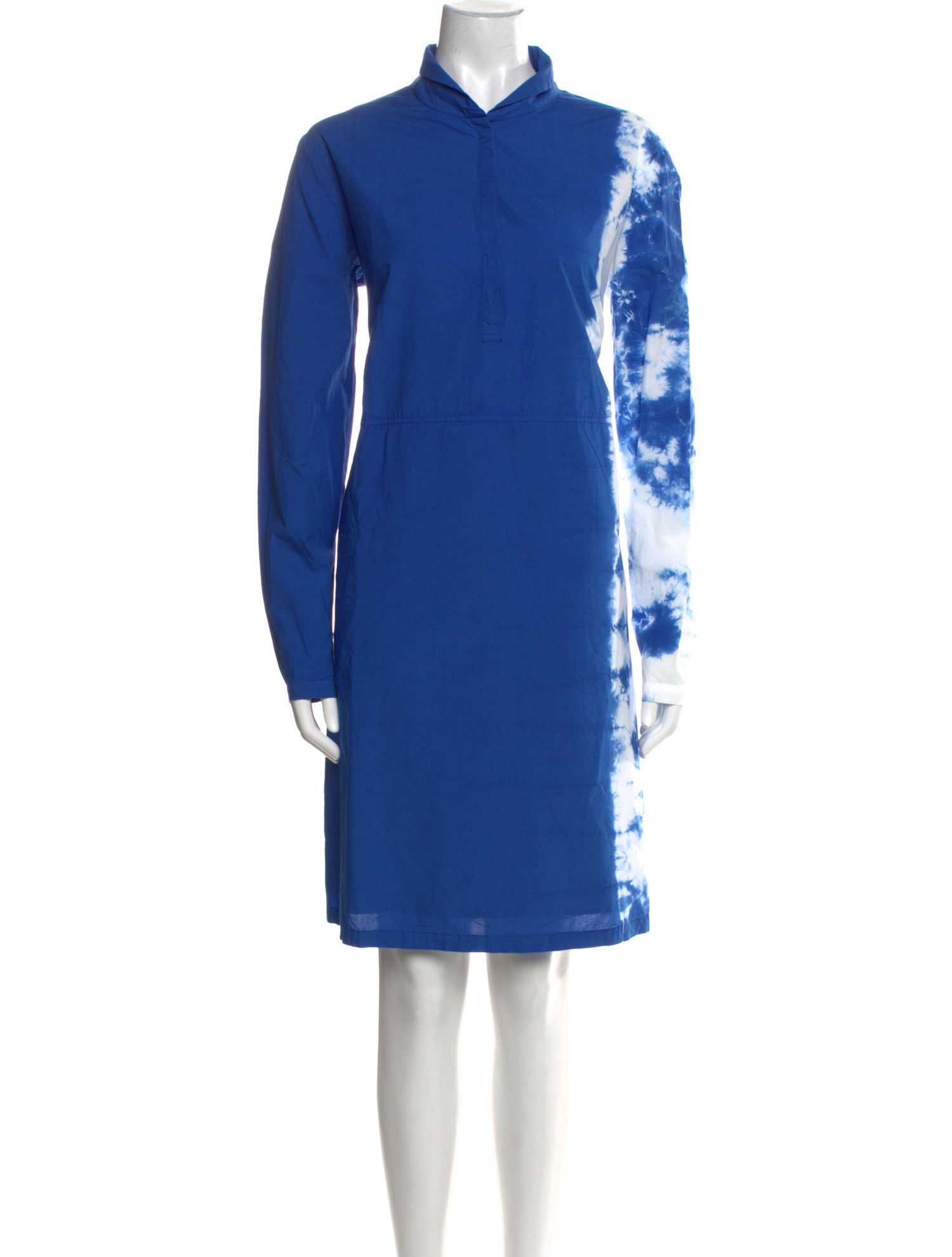 Suzusan Mock Neck Knee-Length Dress