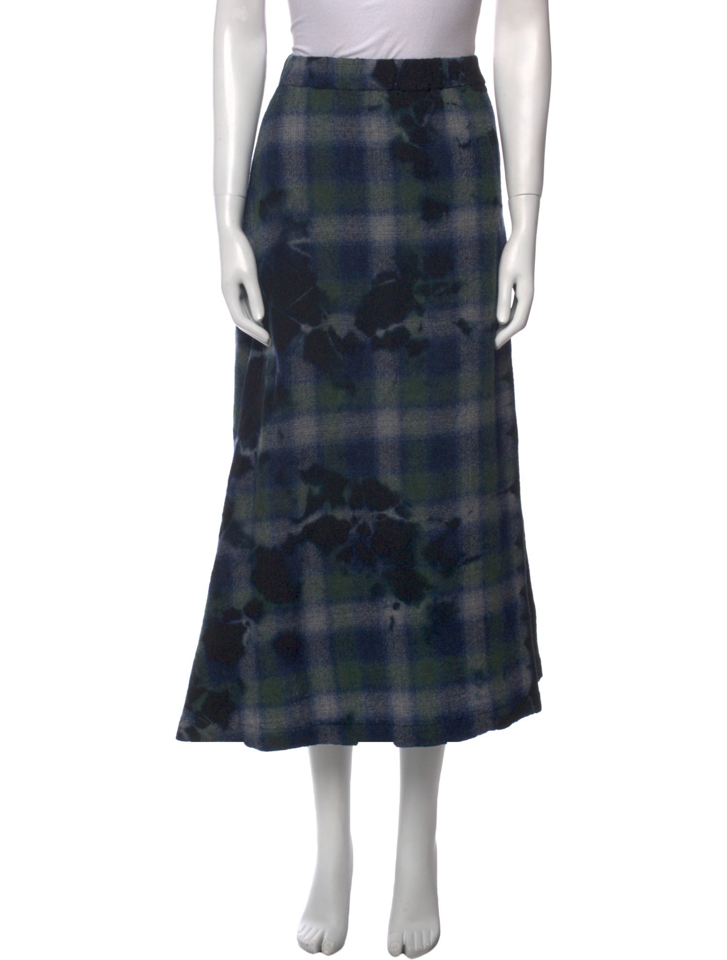 Suzusan Linen Midi Length Skirt