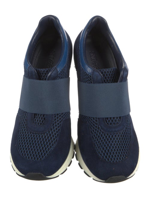 Sneex Suede Leather Trim Embellishment Pumps