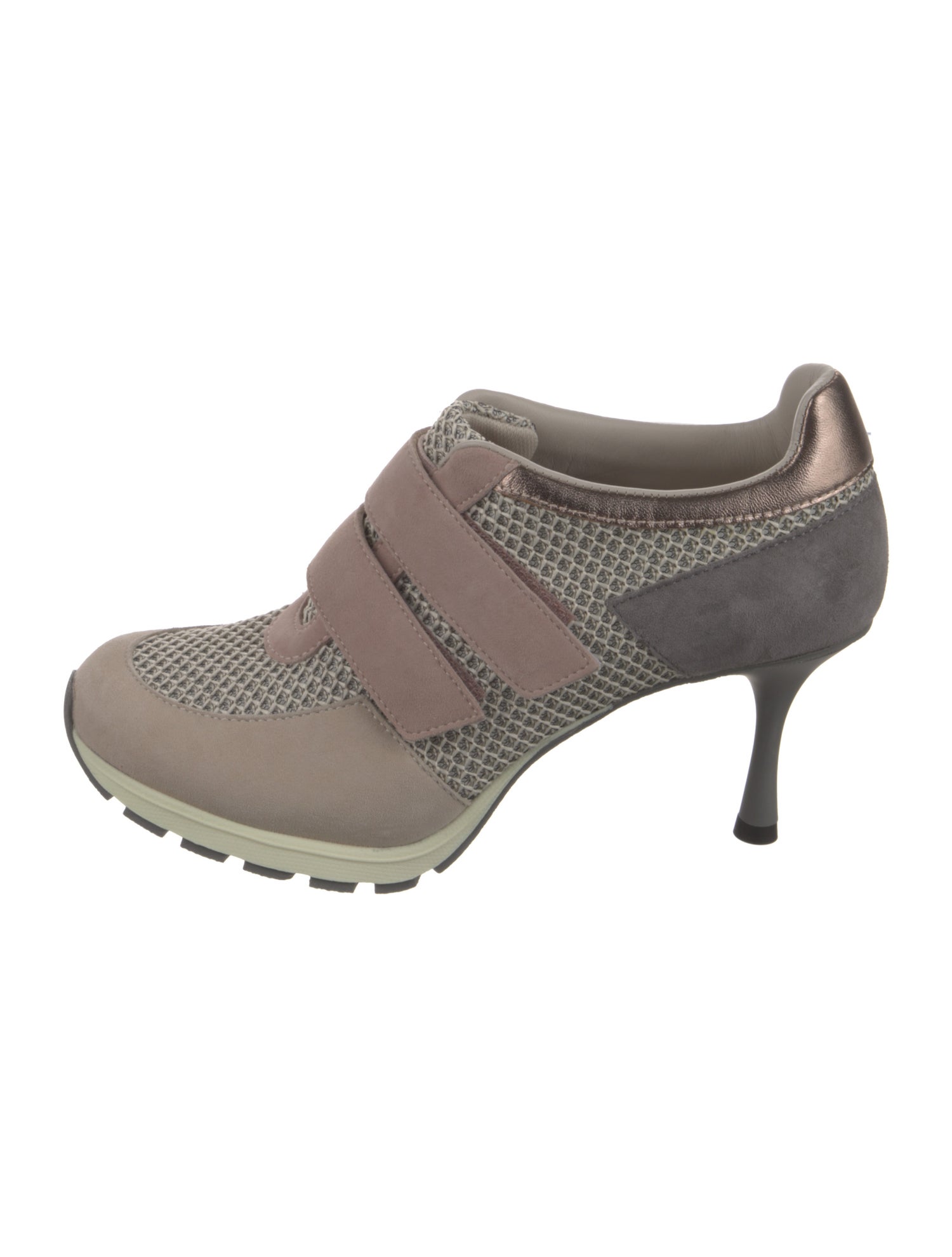 Sneex Suede Patterned Pumps