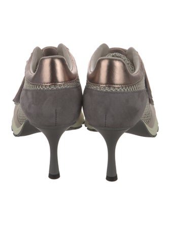 Sneex Suede Patterned Pumps