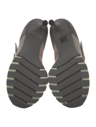 Sneex Suede Patterned Pumps