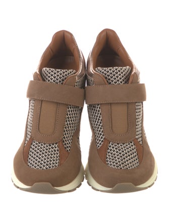 Sneex Suede Colorblock Pattern Pumps