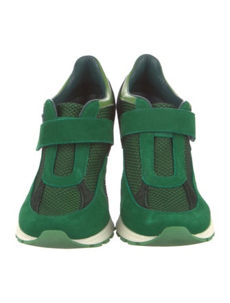 Sneex Leather Colorblock Pattern Pumps