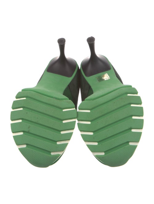 Sneex Leather Colorblock Pattern Pumps