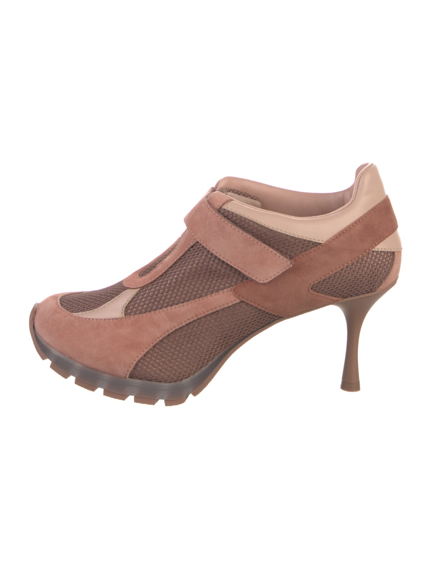 Sneex Suede Colorblock Pattern Pumps w/ Tags