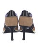 Sneex Suede Colorblock Pattern Pumps