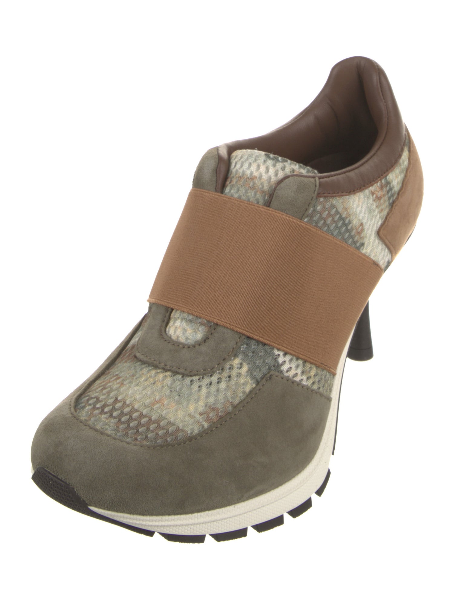 Sneex Suede Colorblock Pattern Pumps w/ Tags