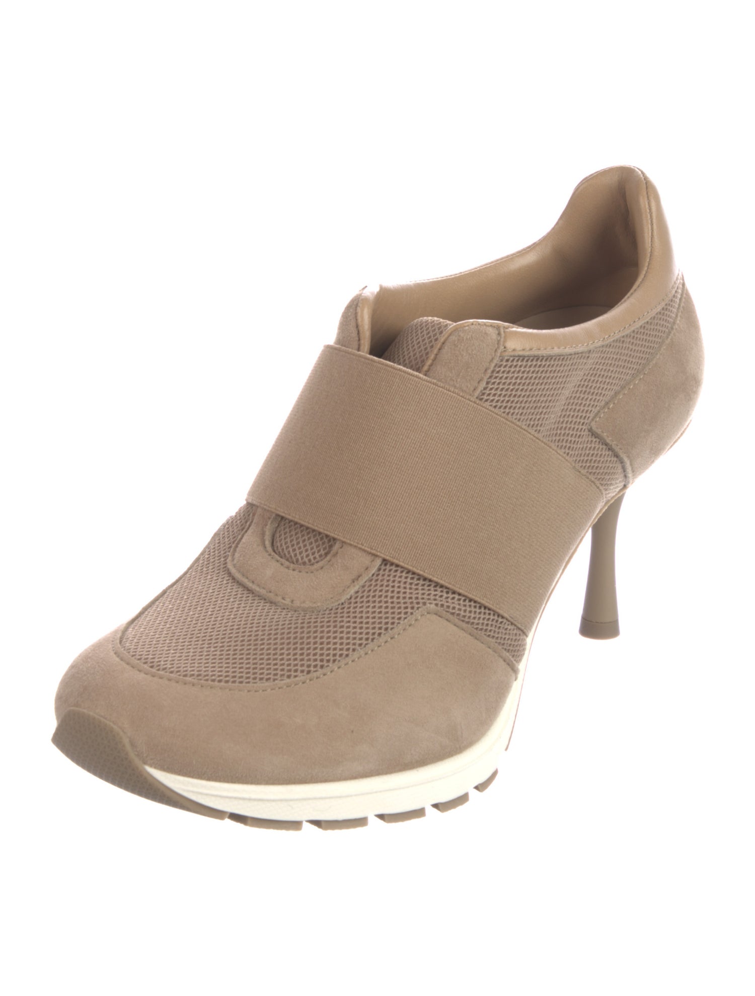 Sneex Suede Colorblock Pattern Pumps