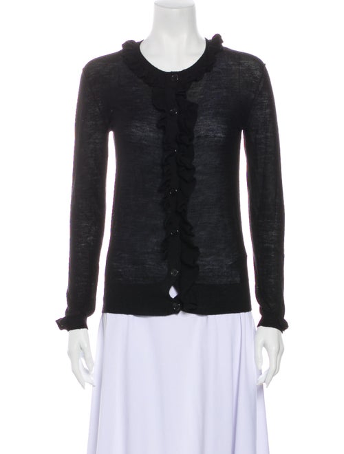 Sonia by Sonia Rykiel Wool Scoop Neck Sweater Wool