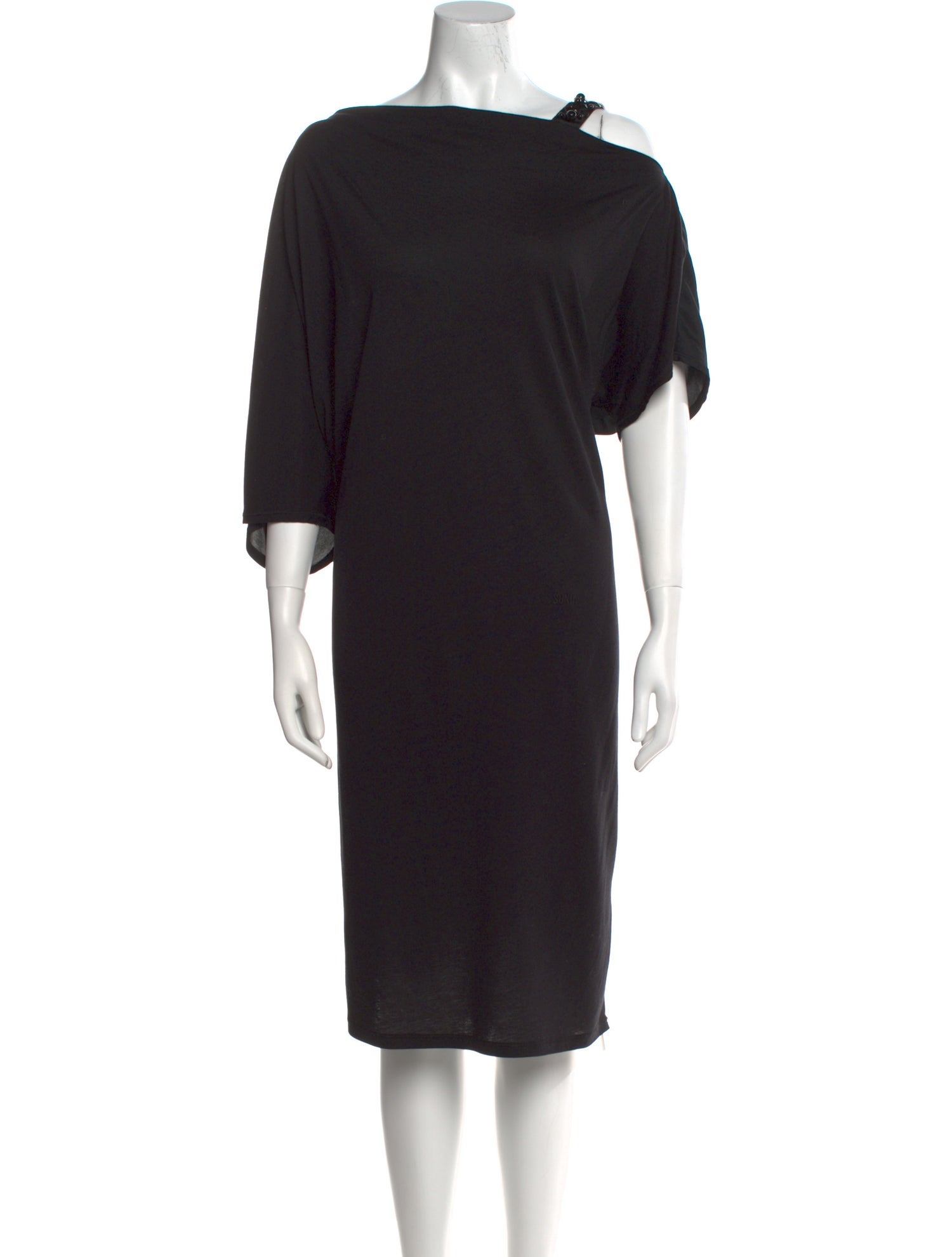 Sonia by Sonia Rykiel Bateau Neckline Midi Length Dress