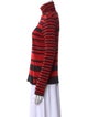 Sonia by Sonia Rykiel Striped Turtleneck Top