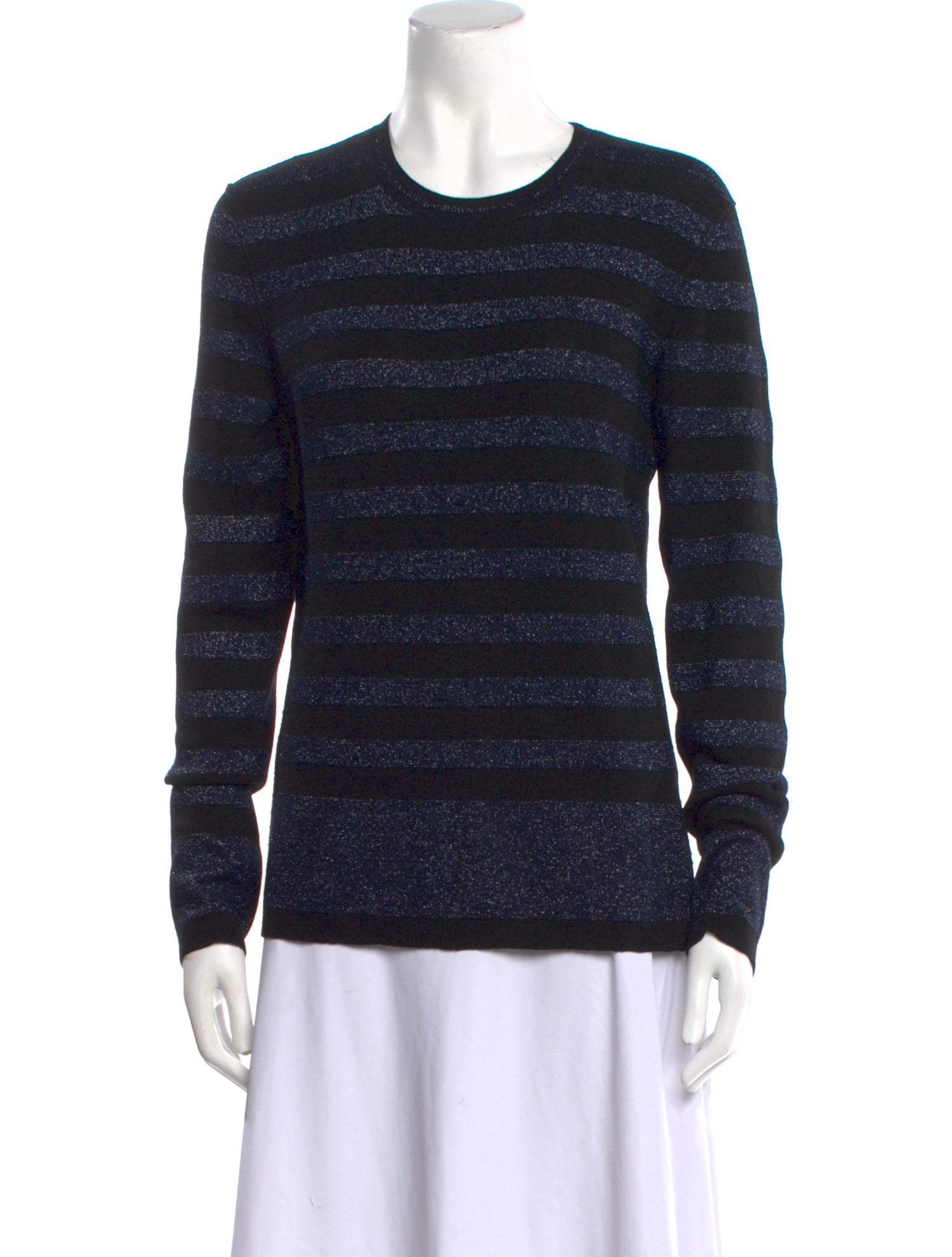 Sonia by Sonia Rykiel Striped Scoop Neck Sweater