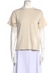 Sonia Carrasco Mock Neck Short Sleeve Sweatshirt