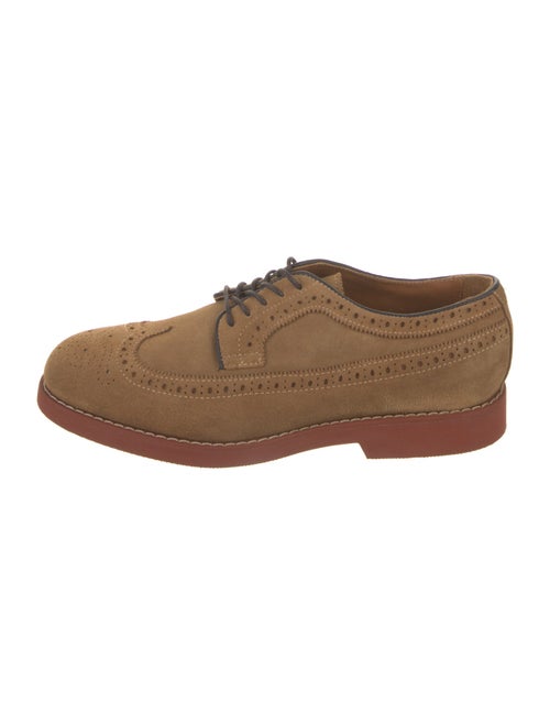 Sebago Suede Eyelet Trim Brogues