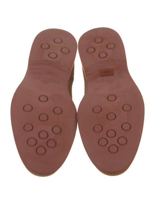 Sebago Suede Eyelet Trim Brogues