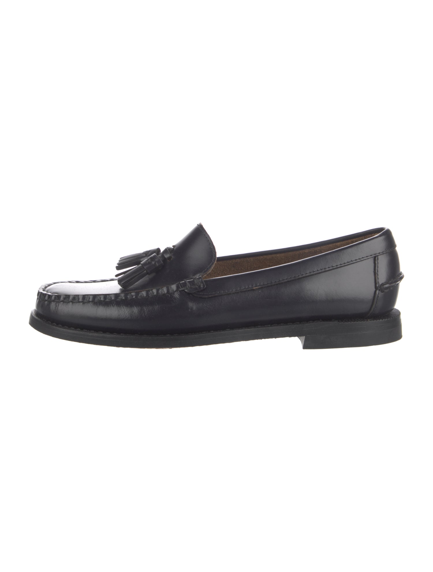 Sebago Leather Tassel Accents Loafers
