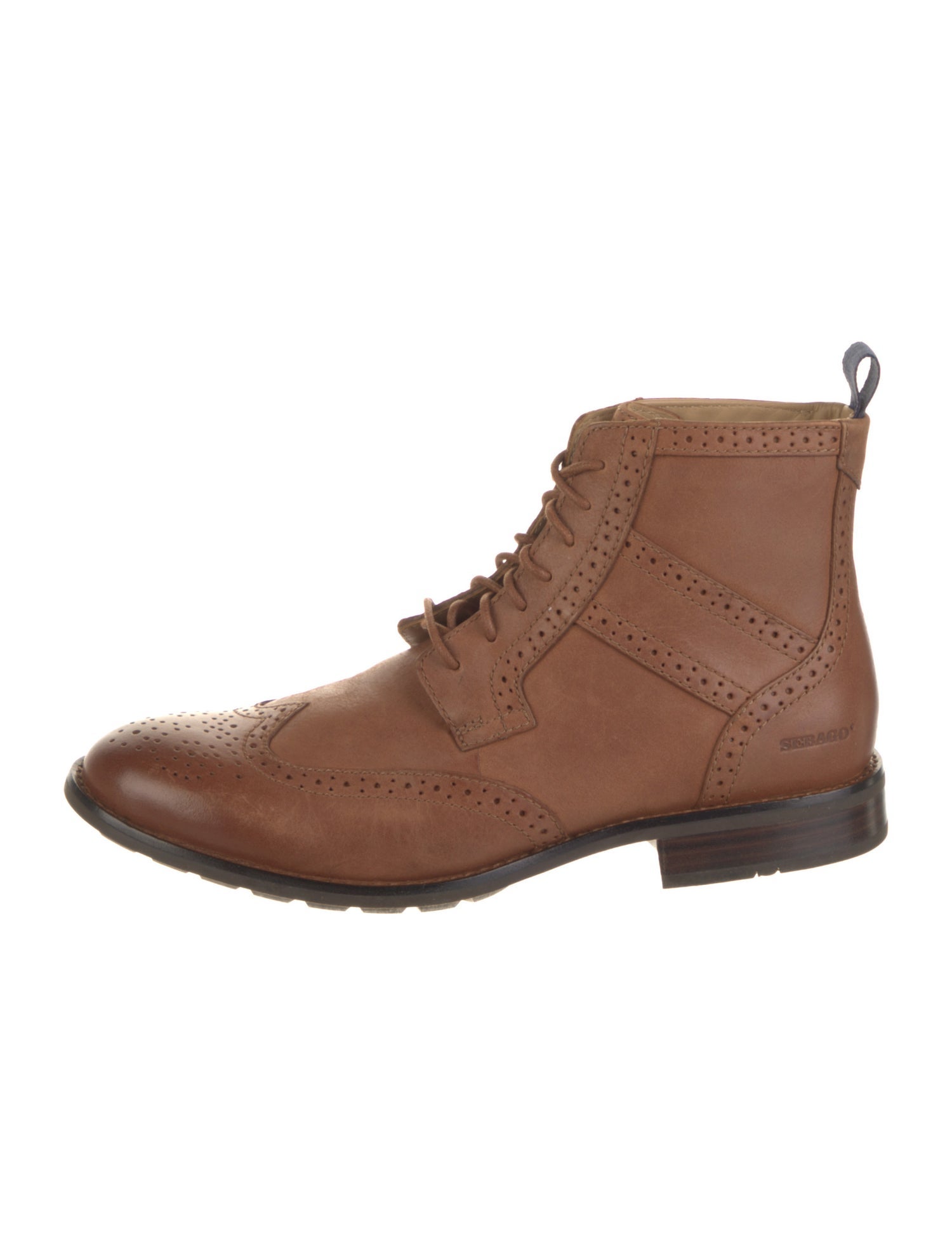 Sebago Leather Lace-Up Boots