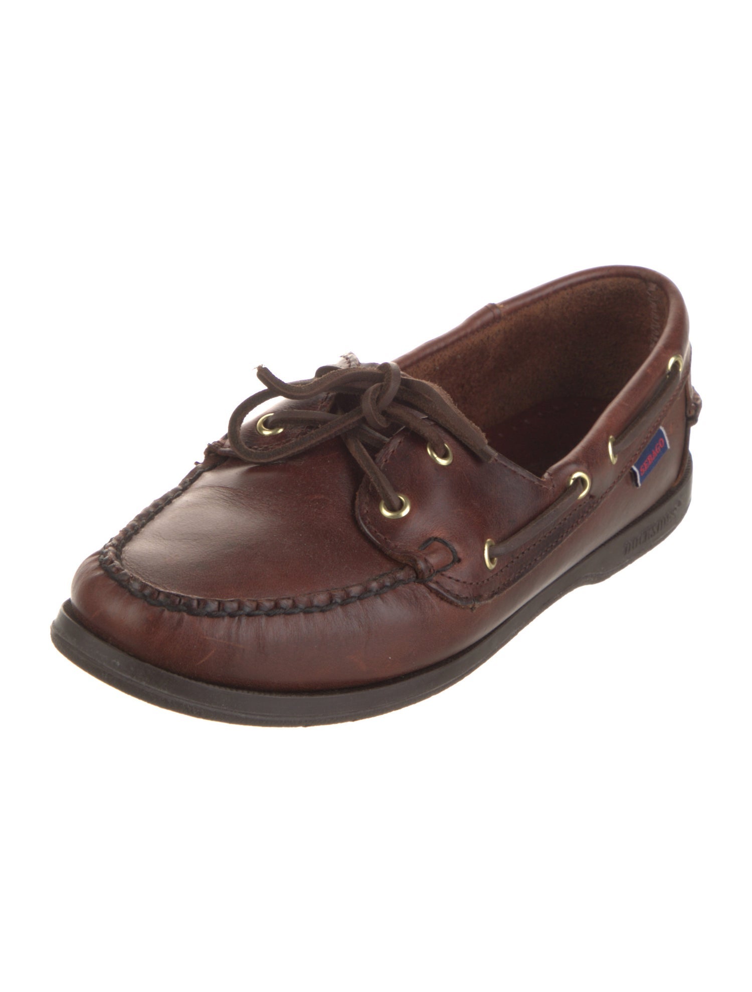 Sebago Leather Bow Accents Moccasins