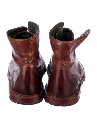 Sebago Leather Lace-Up Boots