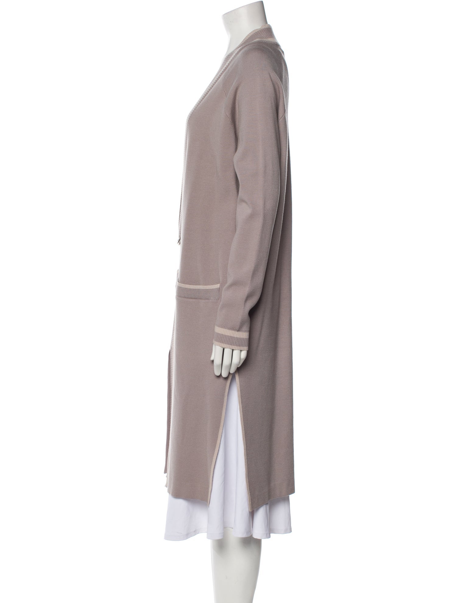 Soia & Kyo Plunge Neckline Sweater