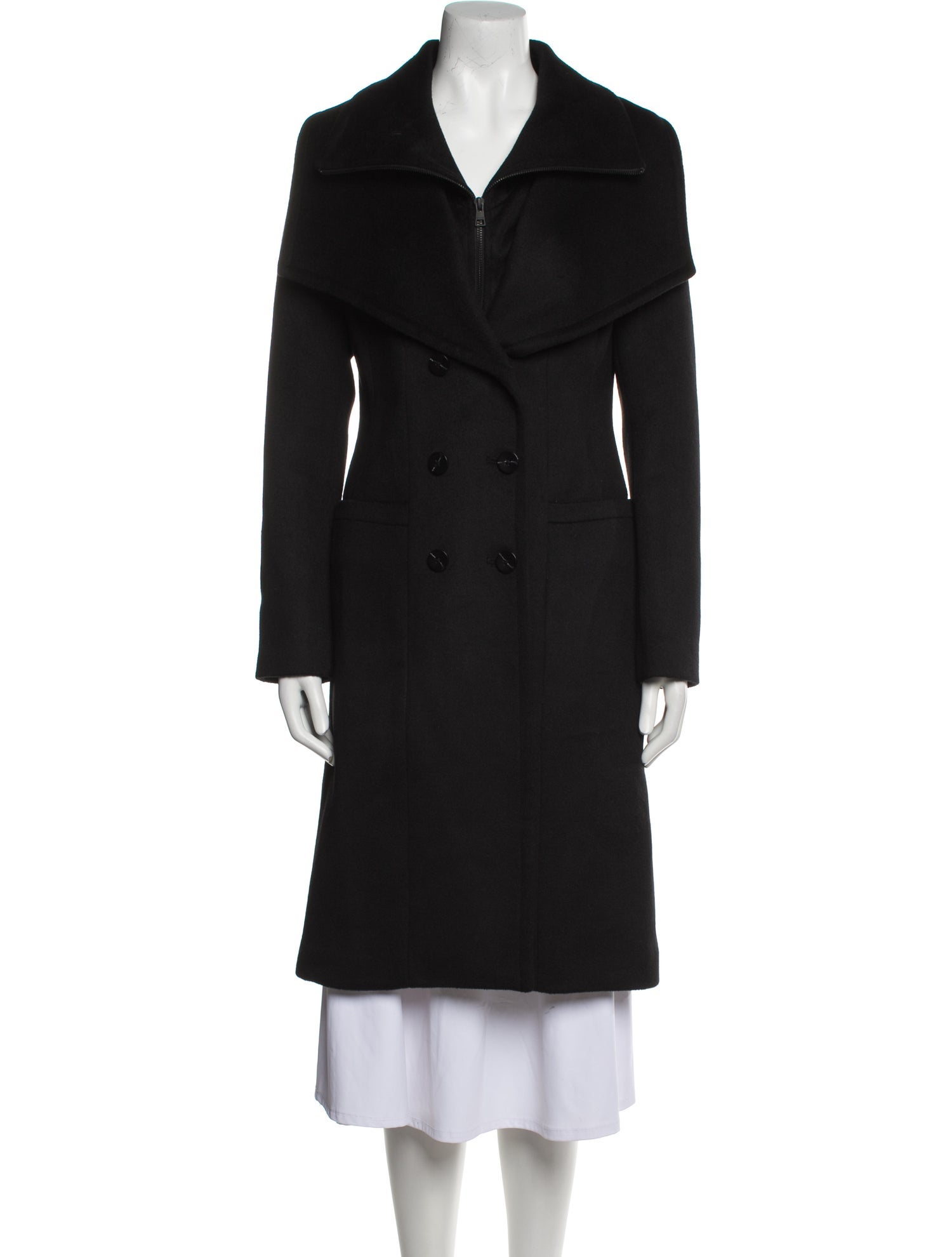 Soia & Kyo Wool Faux Fur Coat