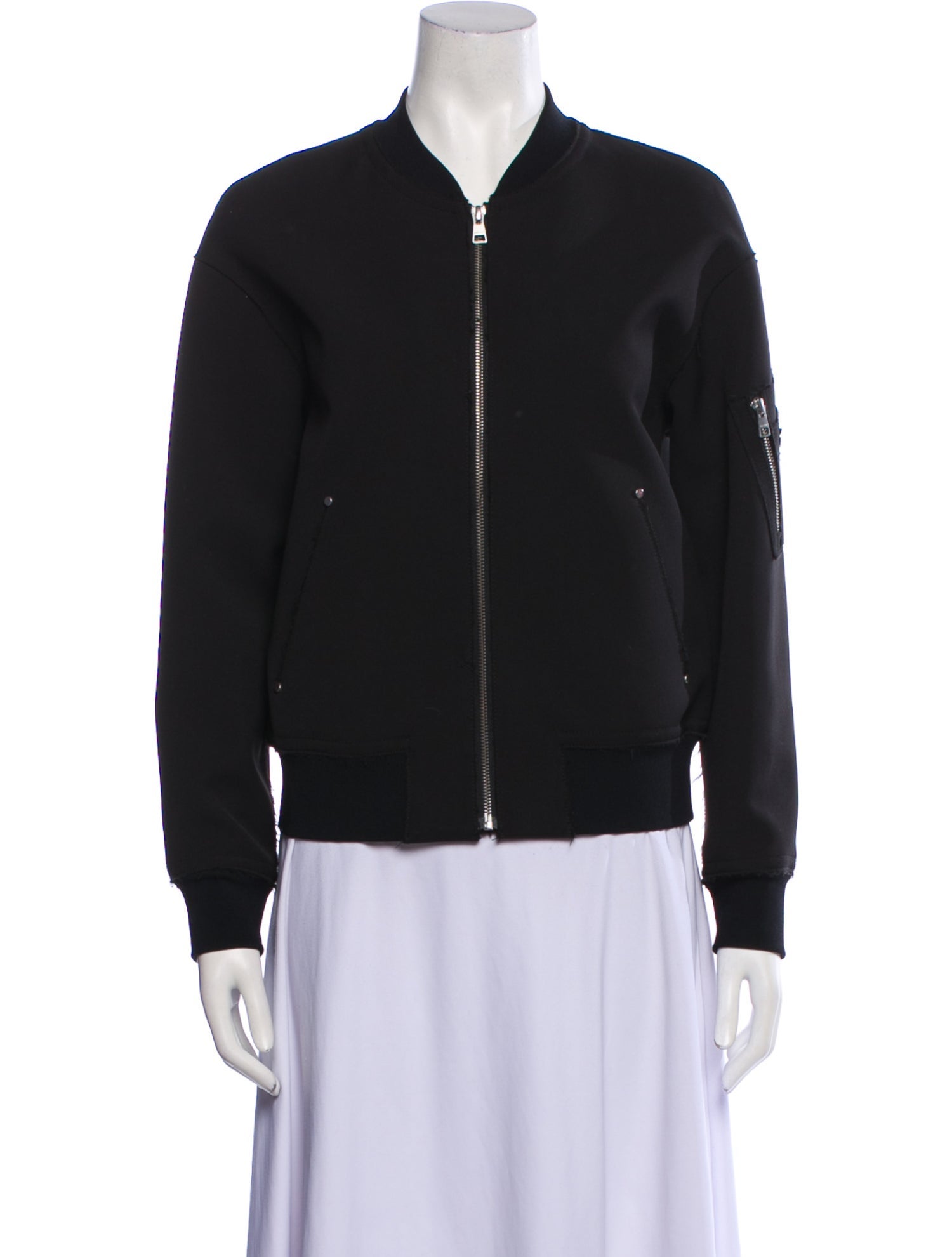 Soia & Kyo Velvet Bomber Jacket