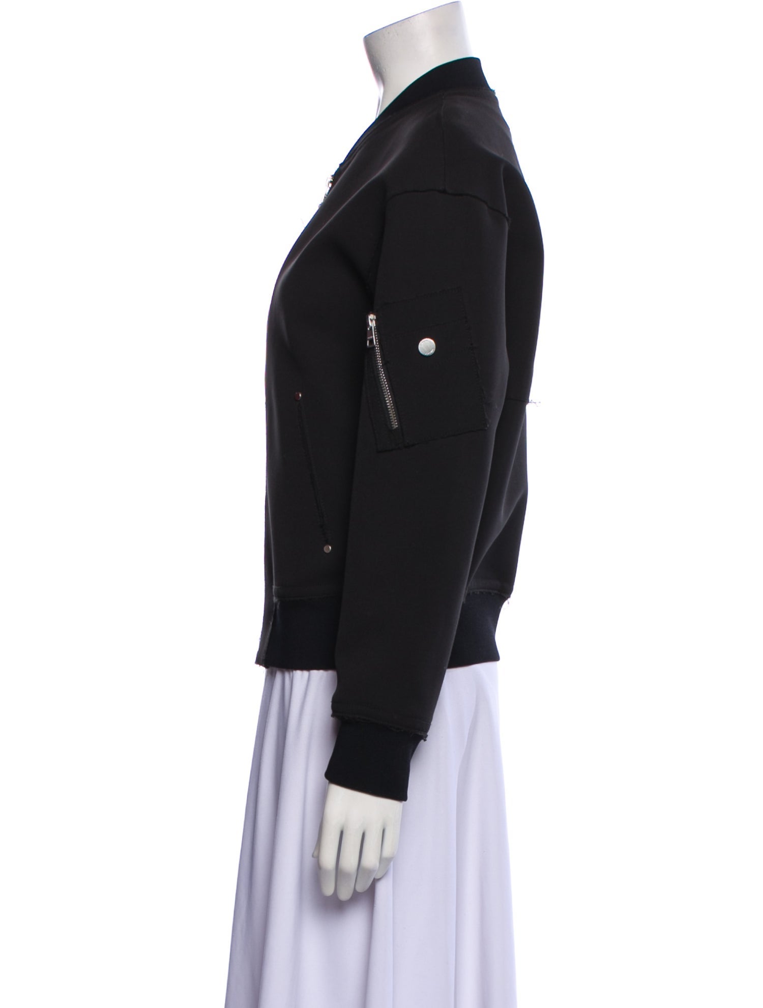 Soia & Kyo Velvet Bomber Jacket