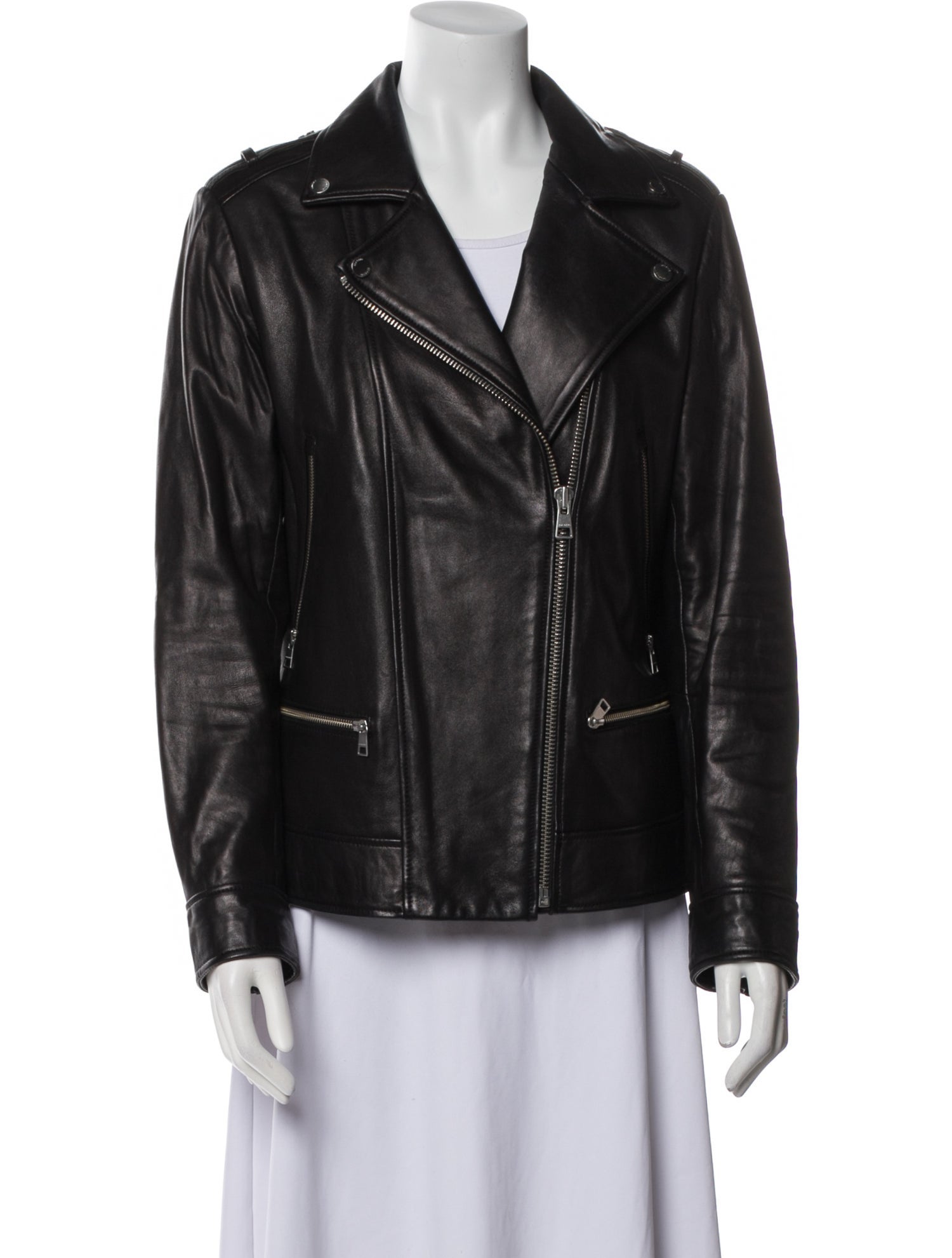 Soia & Kyo Lambskin Biker Jacket