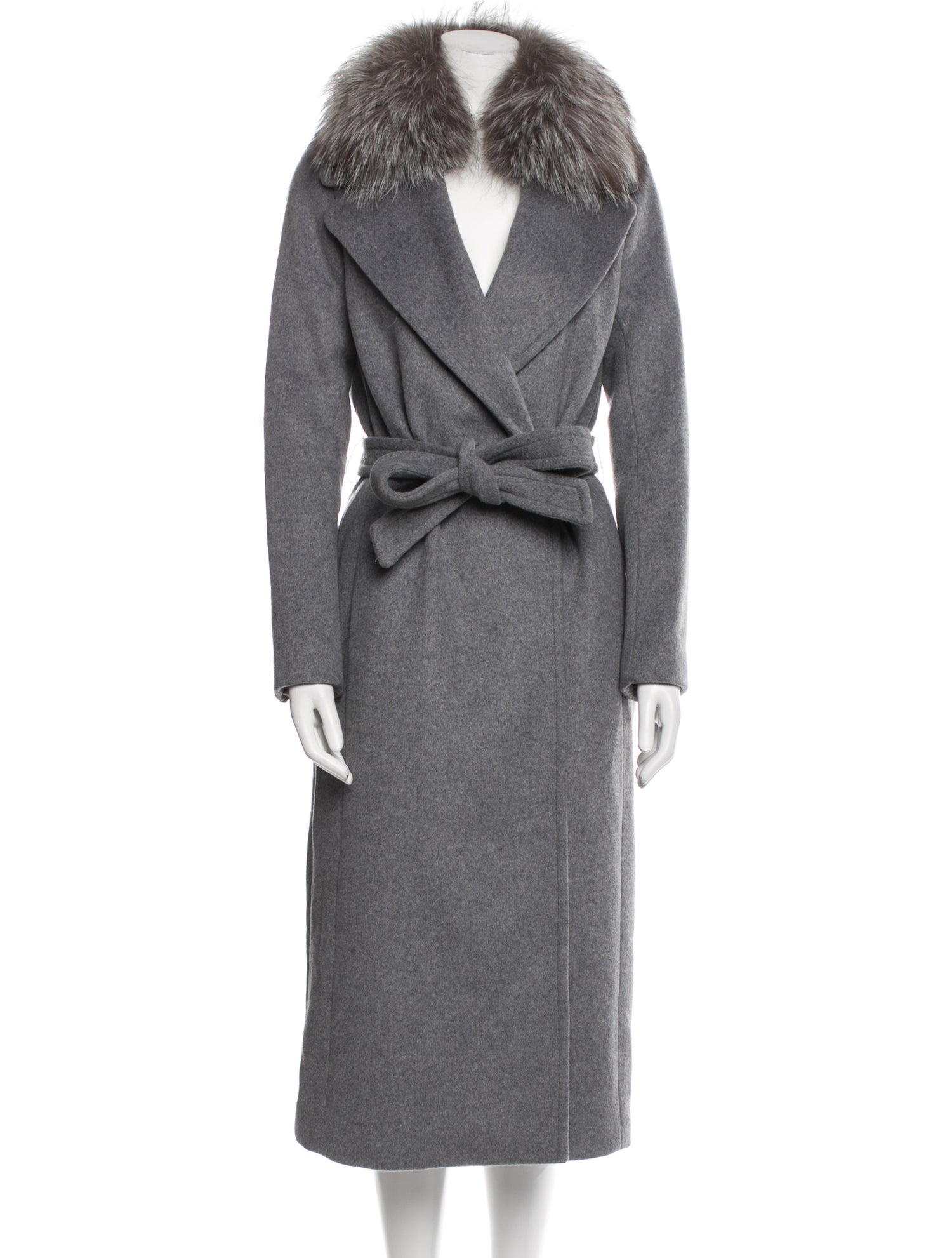 Soia & Kyo Wool Fur Coat w/ Tags