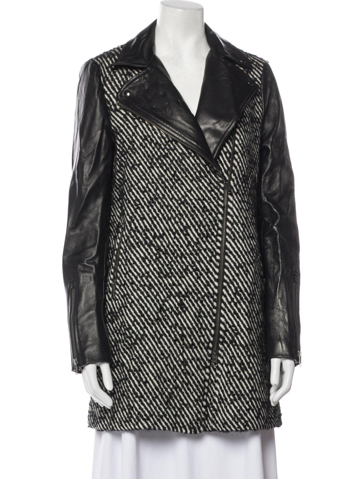 Soia & Kyo Wool Striped Coat w/ Tags