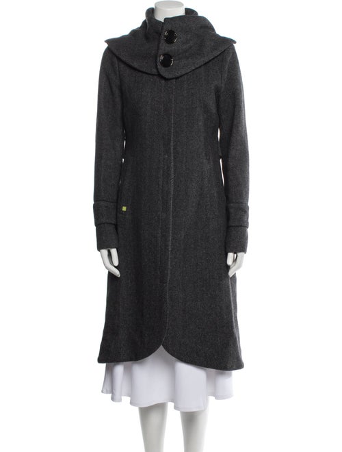 Soia & Kyo Wool Tweed Pattern Coat
