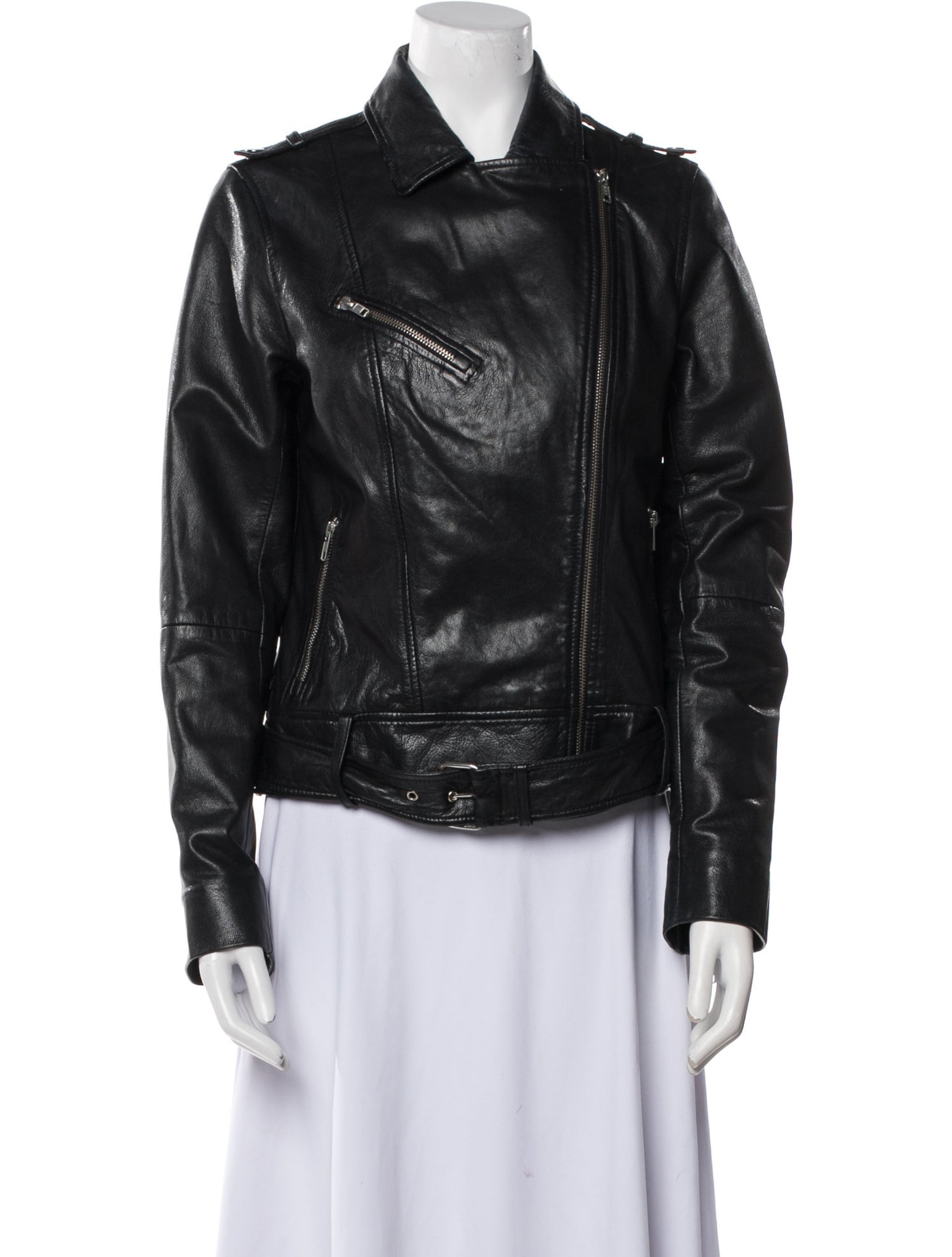 Soia & Kyo Leather Biker Jacket