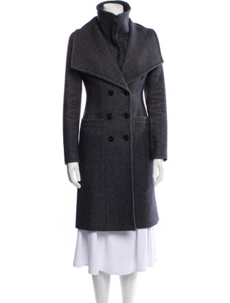 Soia & Kyo Wool Tweed Pattern Coat