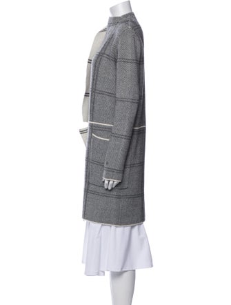 Soia & Kyo Plaid Print Mock Neck Sweater