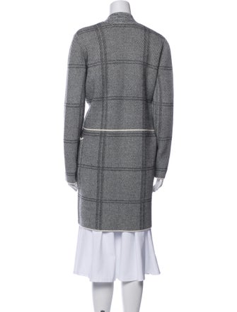 Soia & Kyo Plaid Print Mock Neck Sweater