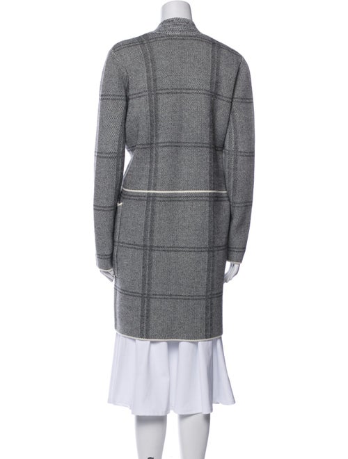 Soia & Kyo Plaid Print Mock Neck Sweater