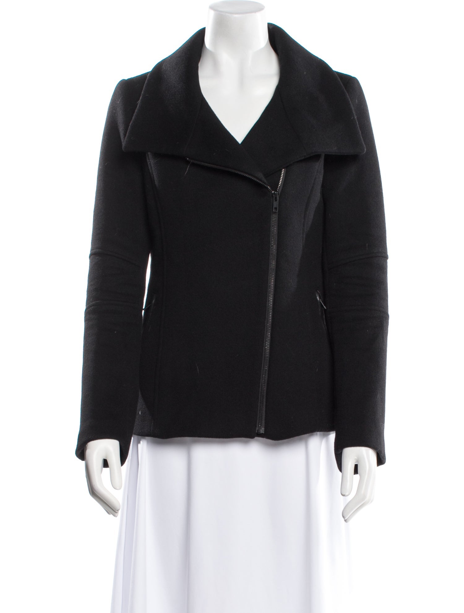 Soia & Kyo Wool Biker Jacket