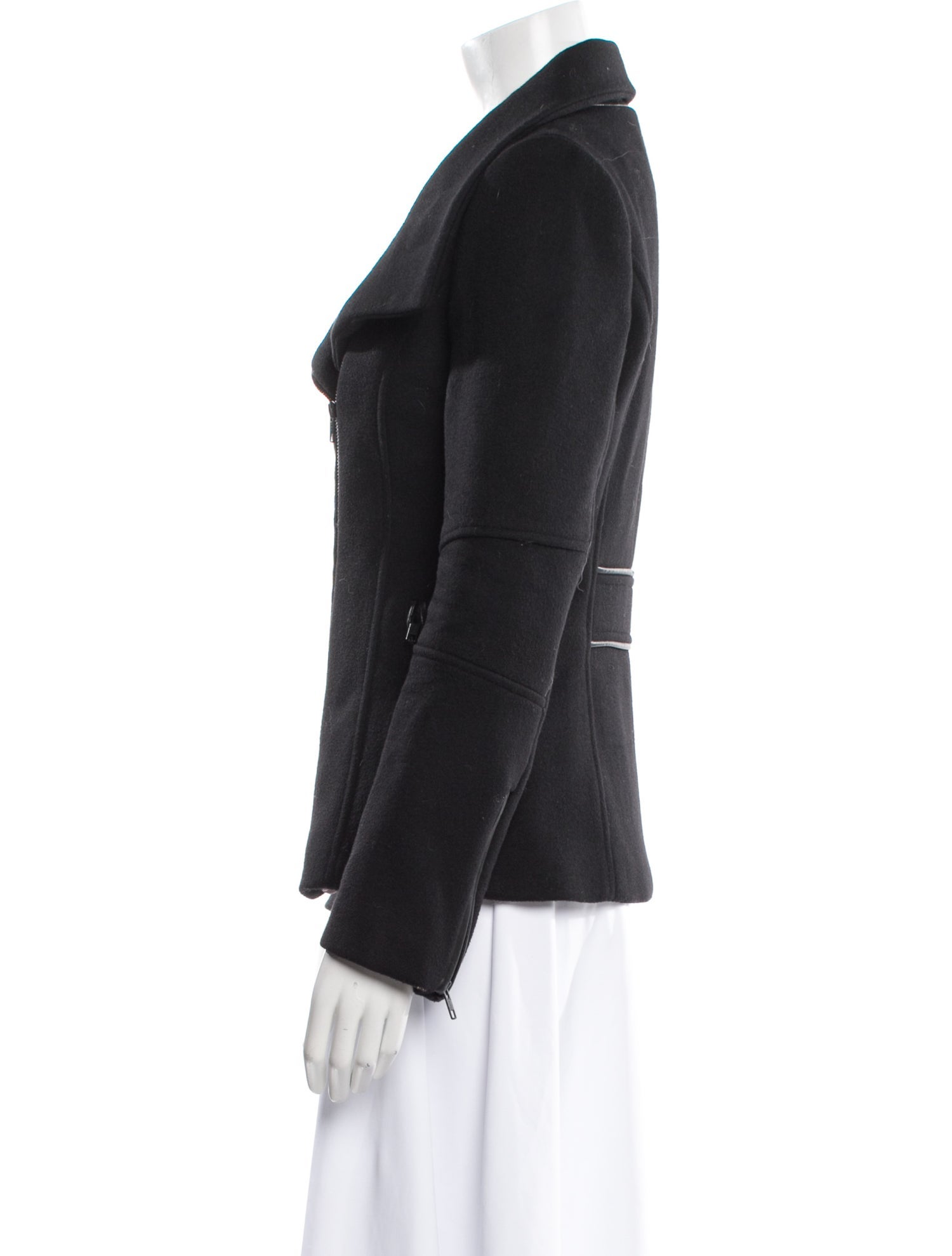 Soia & Kyo Wool Biker Jacket