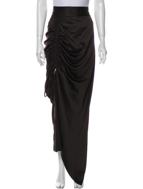 Solace London Midi Length Skirt Black