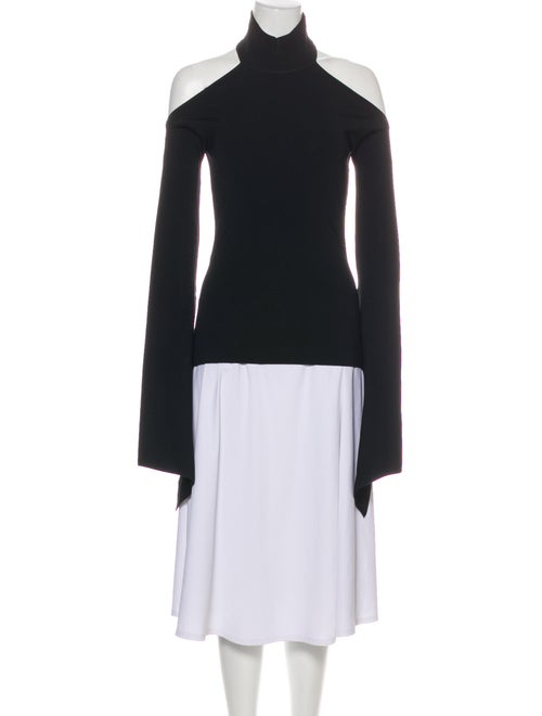 Solace London Turtleneck Long Sleeve Top Black